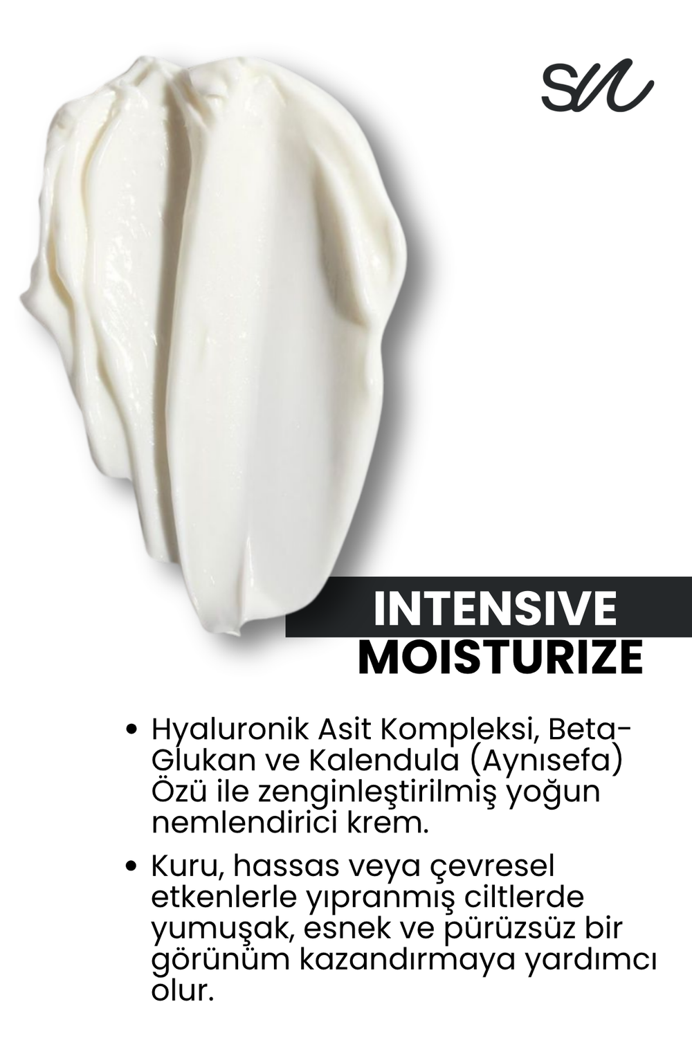 Hyaluronik Asit + Beta-Glukan - Yoğun Nemlendirici ve Yatıştırıcı Krem