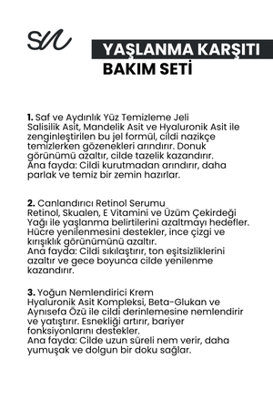 Yaşlanma Karşıtı Bakım Seti