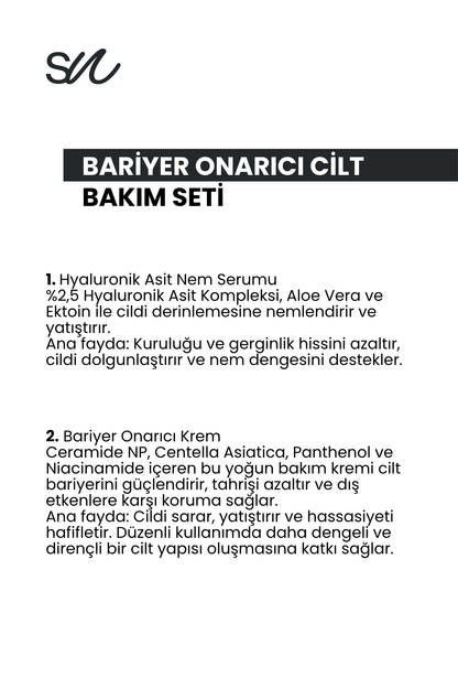 Bariyer Onarıcı Cilt Bakım Seti
